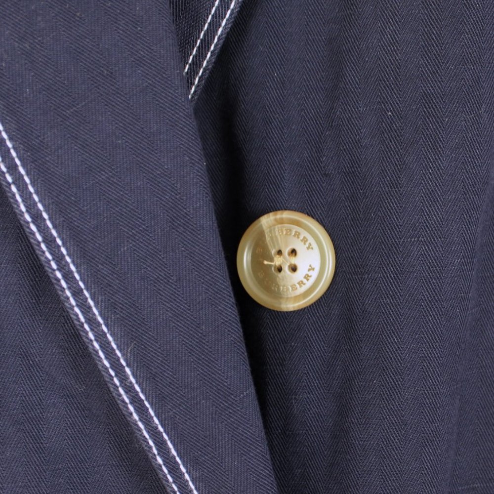 NWT Burberry Topstitched Double-breasted Coat - Picture 16 of 16